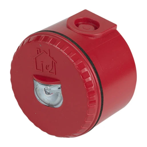Conventional VAD Conventional VAD EN54 Systems Wall Mounted Red Plastic Red Flash Deep Base