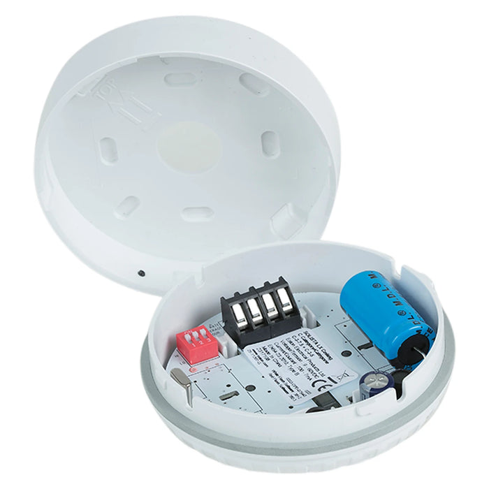 Conventional VAD Conventional VAD EN54 Systems Ceiling Mounted White Plastic Red Flash Shallow Base