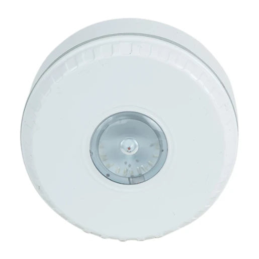 Conventional VAD Conventional VAD EN54 Systems Ceiling Mounted White Plastic Red Flash Shallow Base