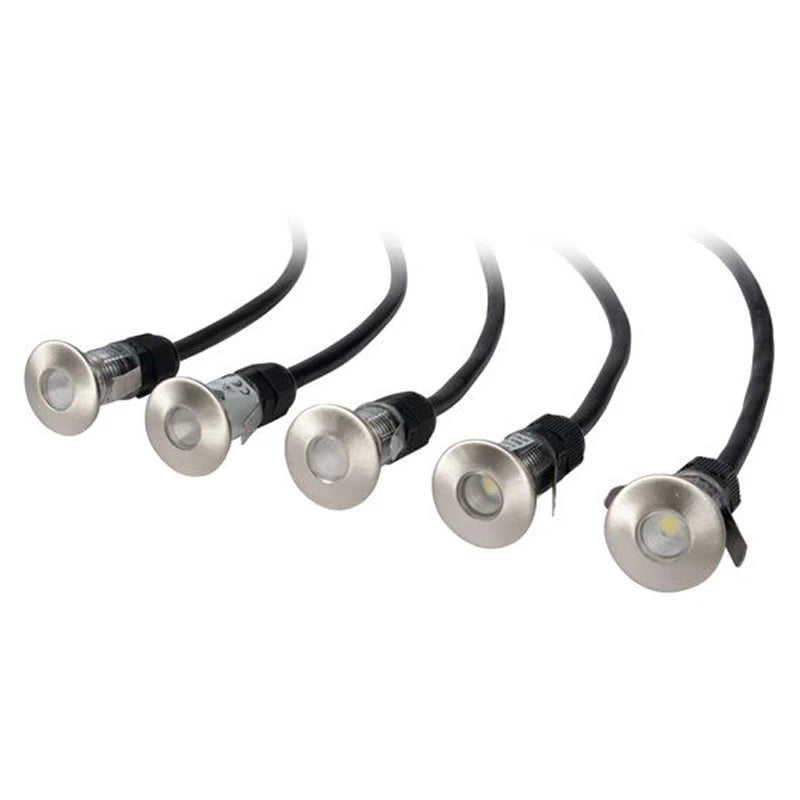 Groundlight Wall Recessed Warm White LED 0.5W Stainless Steel