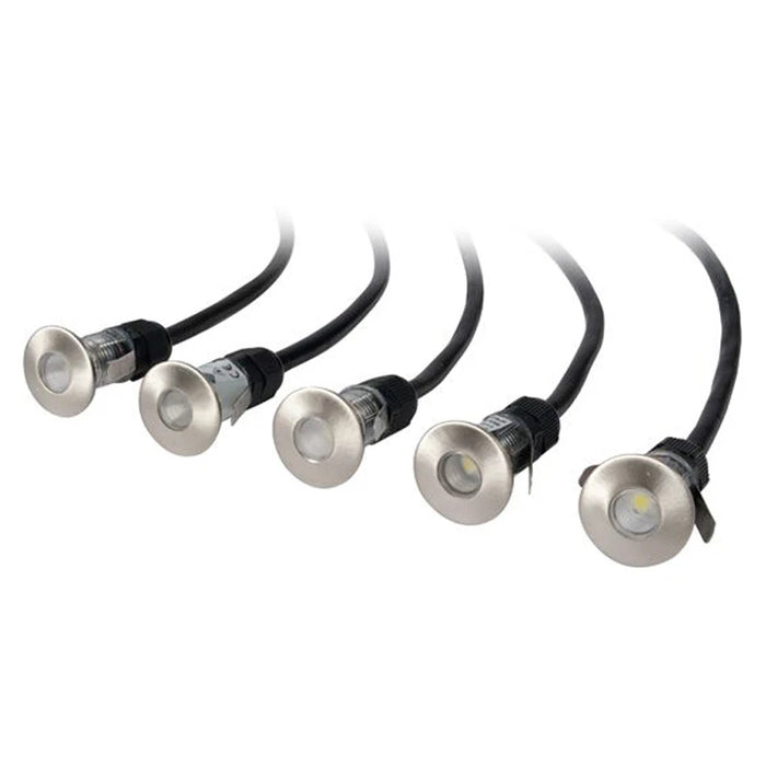 Groundlight Wall Recessed Warm White LED 0.5W Stainless Steel