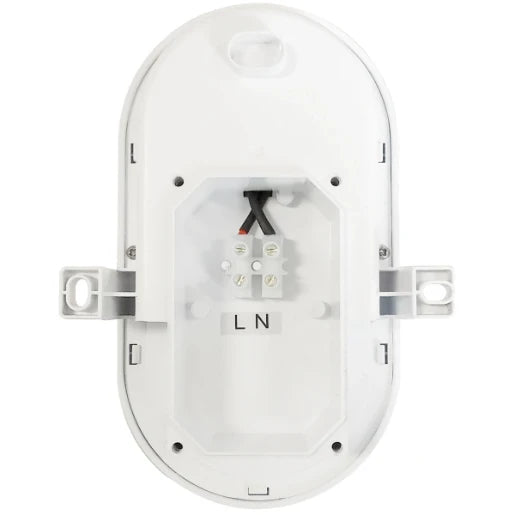 Bulkhead LED Small Oval Light 6W 4200K IP65 White