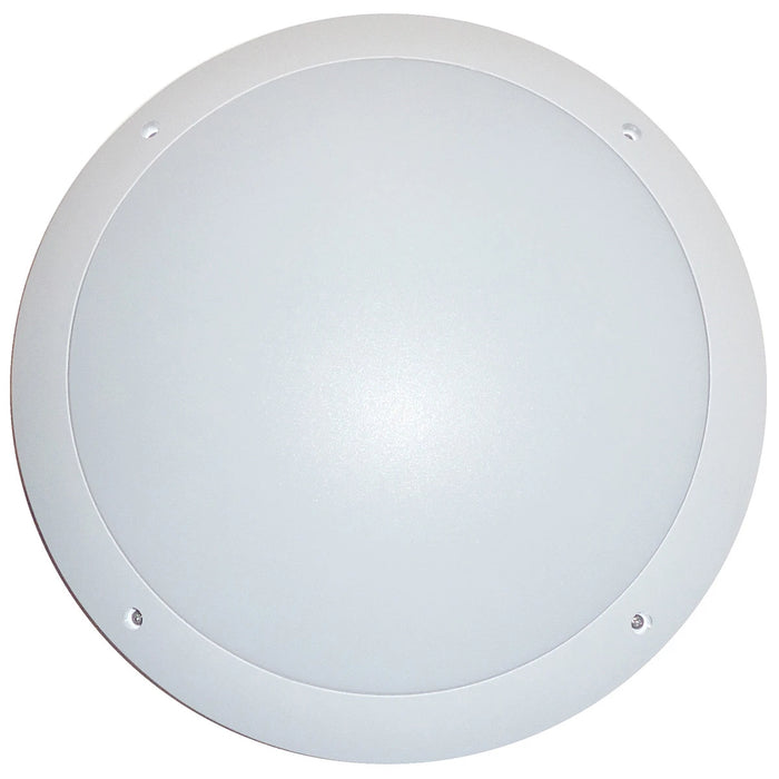 Bulkhead LED Round 12W 4200K 305 x 95mm White