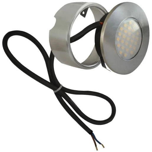 Cabinet Light LED Round 1.7W 3000K 160lm Chrome
