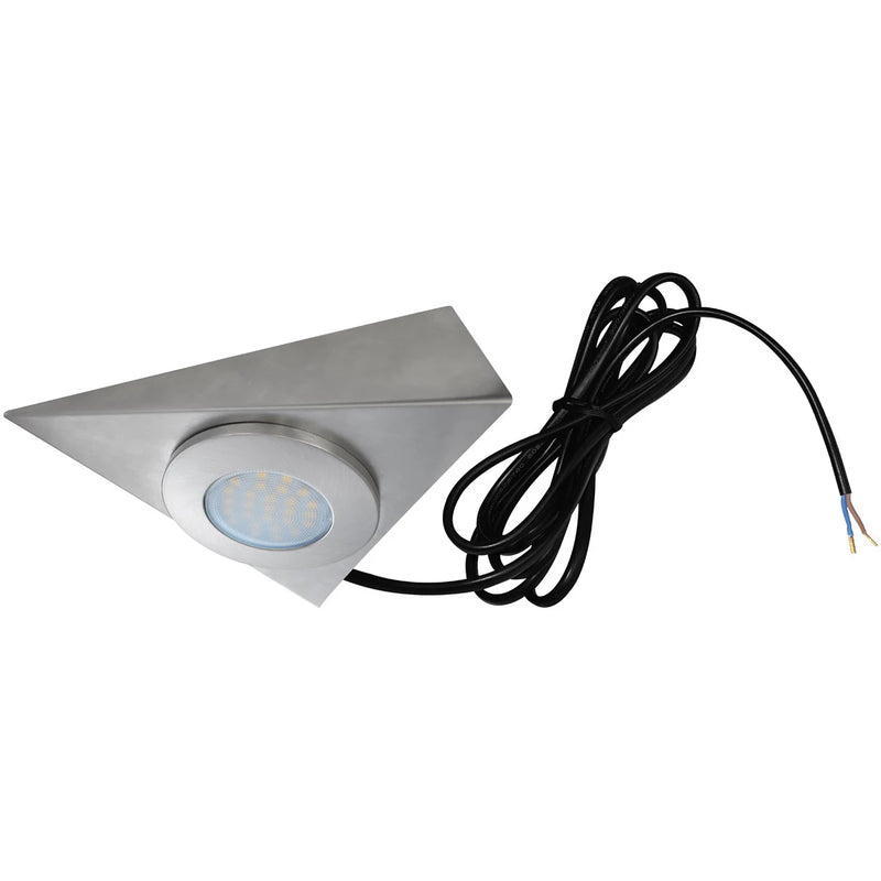 Cabinet Light LED Triangular 1.5W 3000K 160lm Chrome