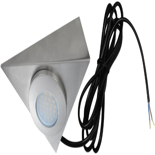 Cabinet Light LED Triangular 1.5W 3000K 160lm Chrome