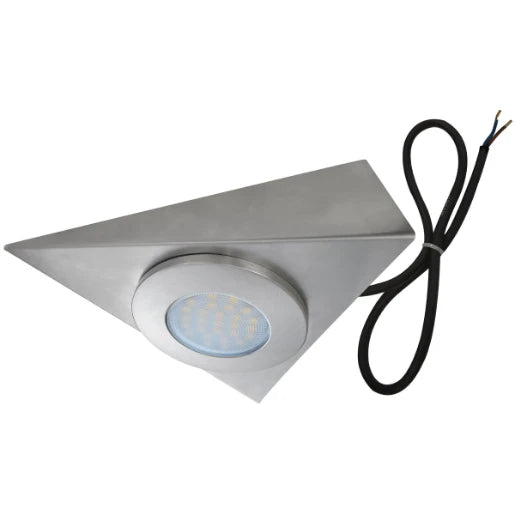 Cabinet Light LED Triangular 1.5W 3000K 160lm Chrome