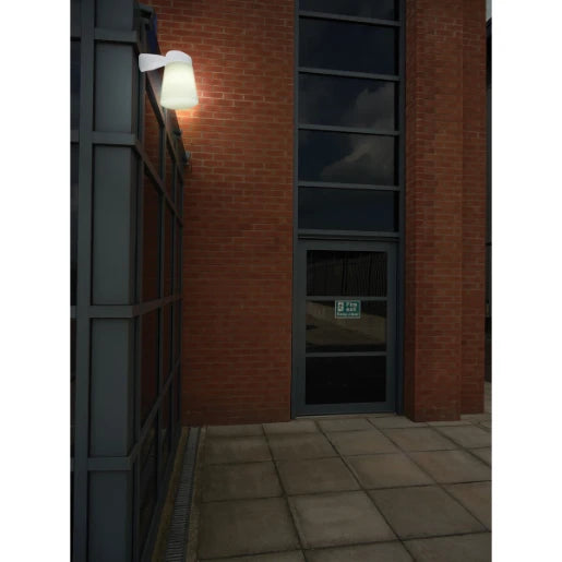 Wall Light LED Polycarbonate Diffuser ES 9.5W White