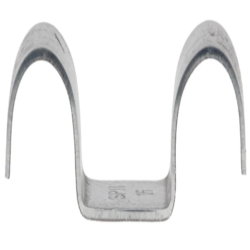 10mm Steel Single P Clip - 100 Pack