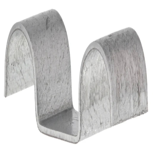 25mm Steel Single P Clip - 100 Pack