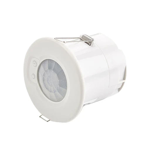 Basic Switching Low Profile Push Button IP40 Ceiling Mounted PIR Presence Detector