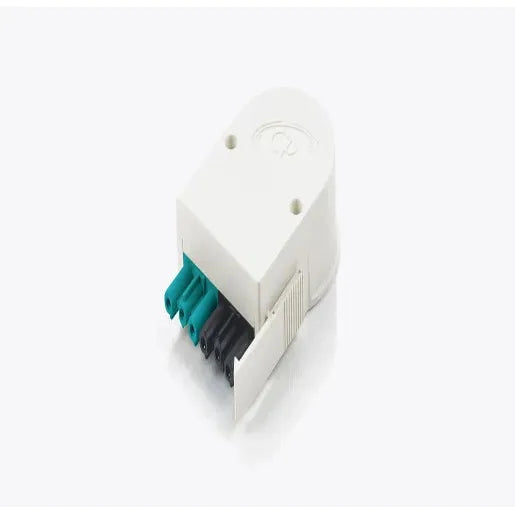 6 Pole Female Ceiling Rose Black/Blue Coding with White Male Connector Plug