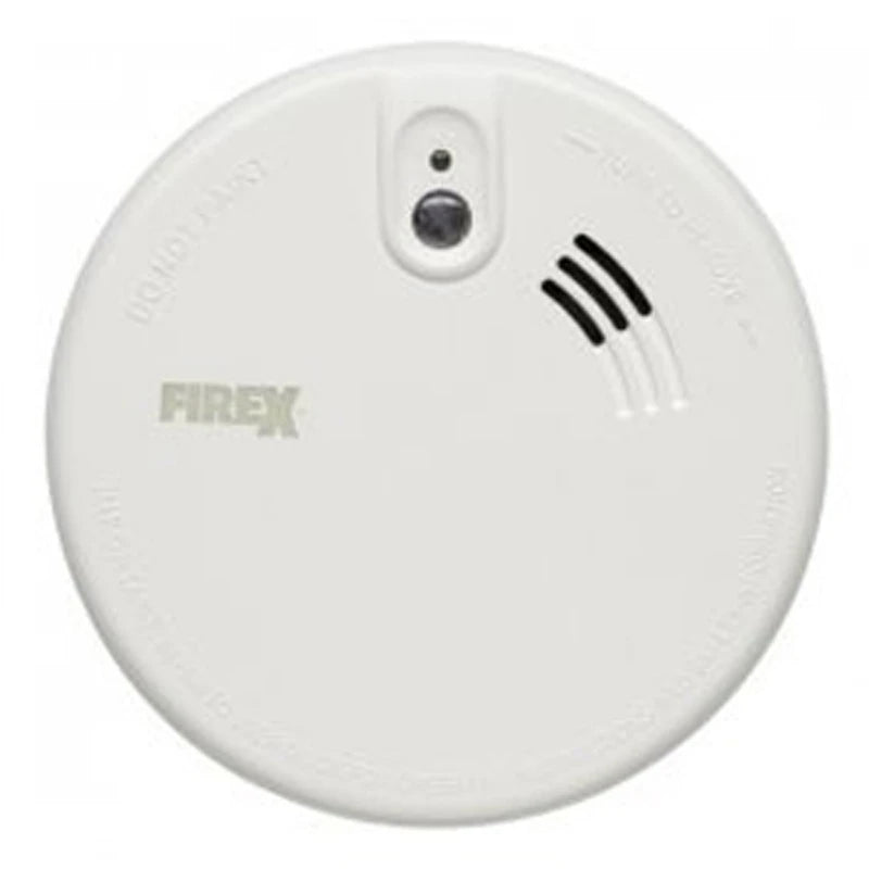 Smoke Alarm Firex Optical Hard Wired Recharge Battery Backup