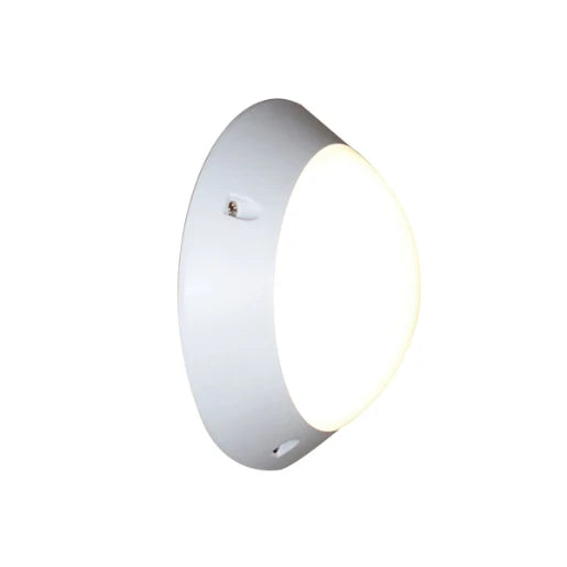 Bulkhead LED Round 6W 4200K 400lm 215 x 80mm White