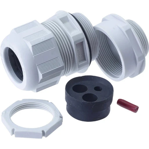 Gland Kit Plastic Tails 40-32mm Adaptor 2X25mm 1X16mm Grey Plast