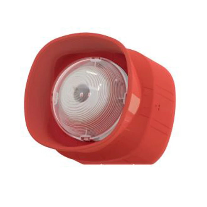 Biwire Sounder And Sounder Vad Biwire Alarms And Beacons Sounder Vad En54 Systems Wall Mounted Red Plastic White Flash Open Class