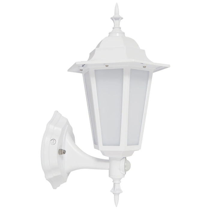 Lantern LED Upward PIR 7W White Polycarbonate 4000K 370lm