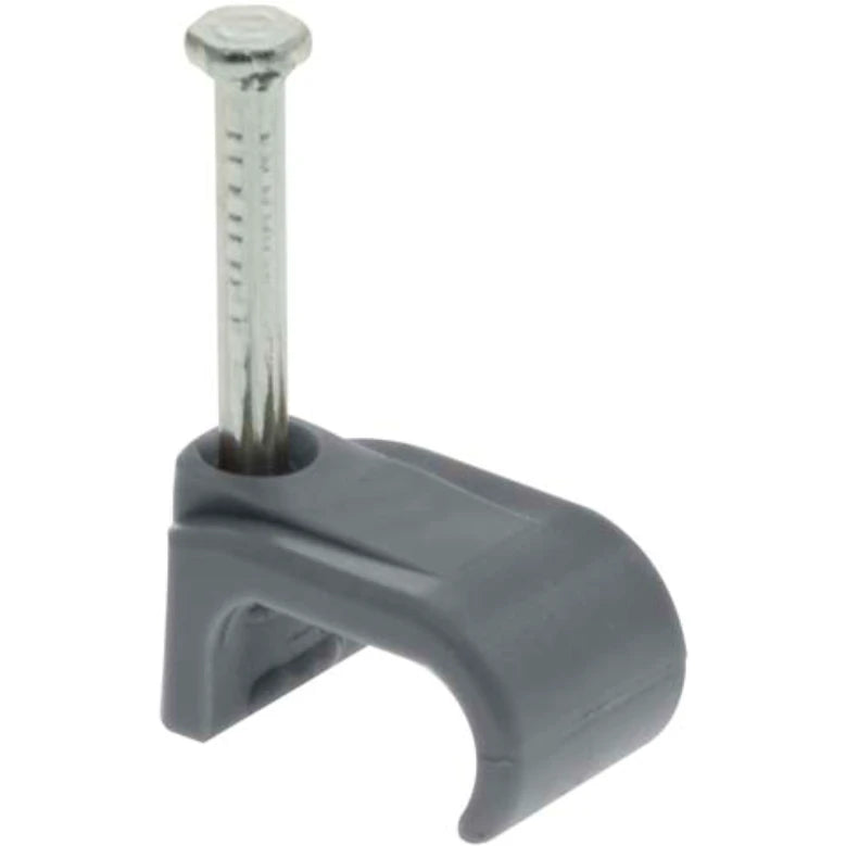 4 - 6mm (T&E Cable) Cable Clips - Grey