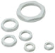 M16X1.5 Polyamide Pa6 Or Pa6.6 Locknut With Collar Light Grey