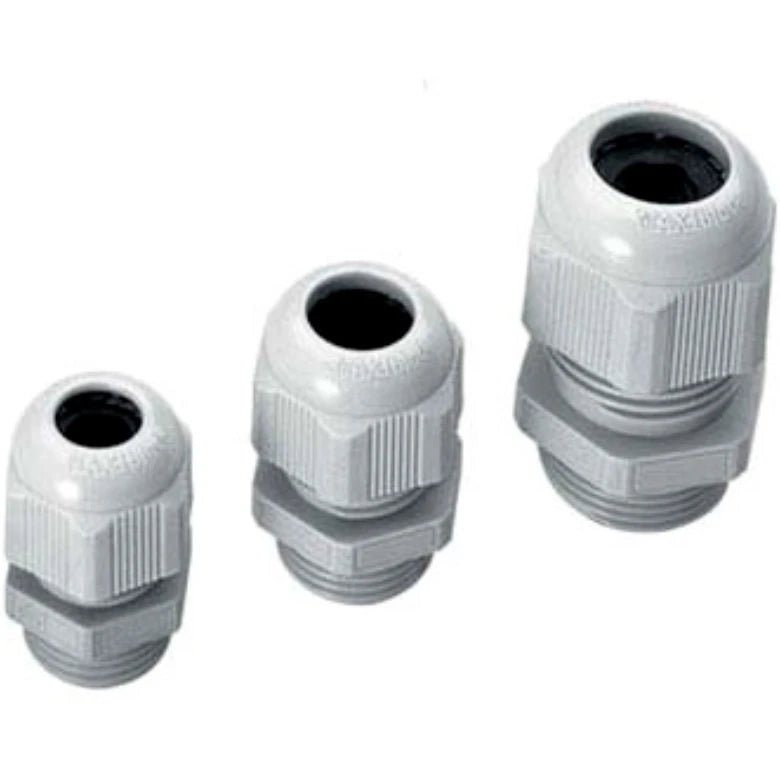 M32X1.5 Polyamide Pa6.6 Extended Thread Cable Gland Light Grey