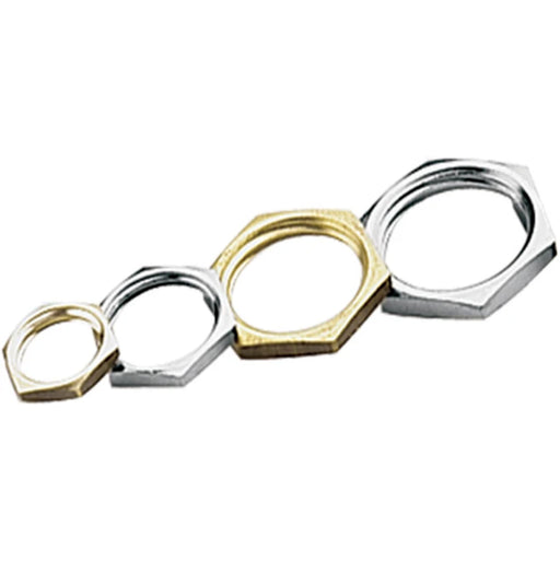 M20X1.5 Nickel Plated Brass Locknut
