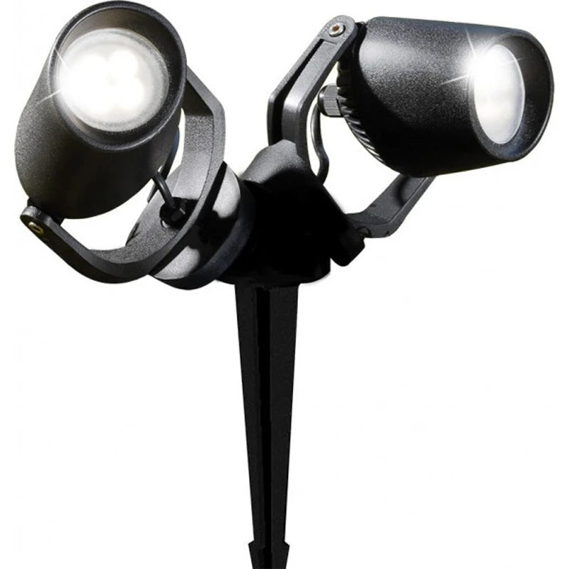 LED Spotlight 4.5W Wall/Spike Twin Mounted