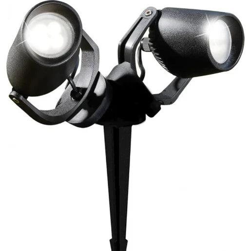 LED Spotlight 4.5W Wall/Spike Twin Mounted