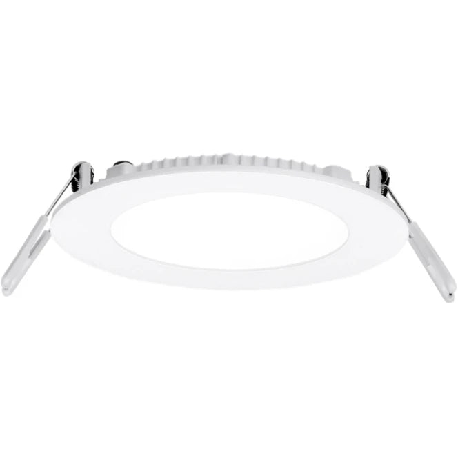 Slim-Fit Matt White 24W Ip44 2400Lm 6500K Non Dimmable Round Low Profile Downlight