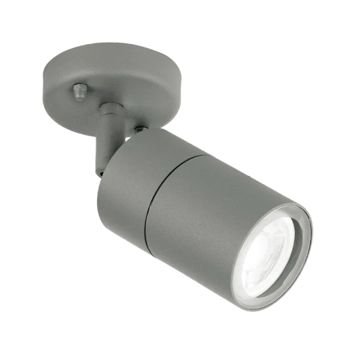 Walle Grey Gu10 Ip44 35W Adjustable Wall Light