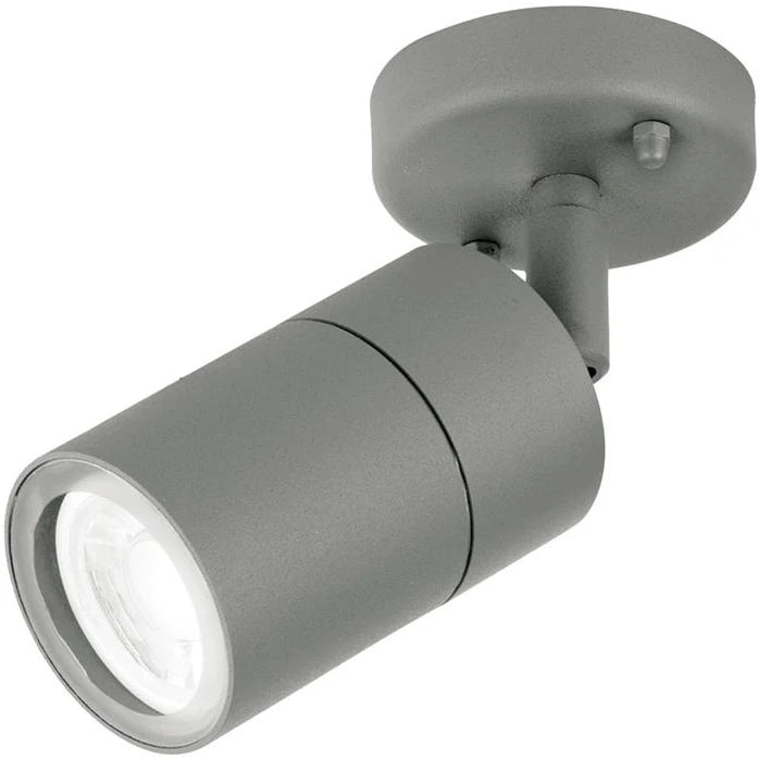 Walle Grey Gu10 Ip44 35W Adjustable Wall Light