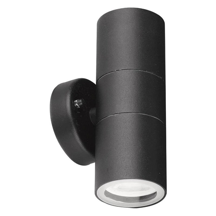 Wall Light Fixed Up/Down GU10 Max 35W 160X60mm Black Alu