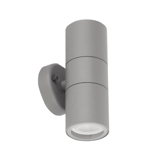 Walle Grey Gu10 Ip44 35W Up/Down Wall Light