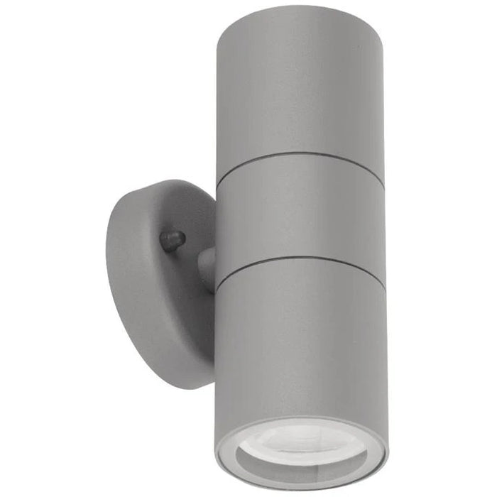 Rado Pir Ip44 Gu10 Wall Light In Stainless Steel
