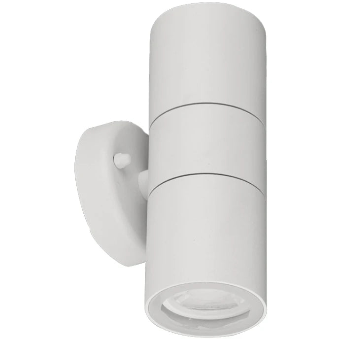 Walle White Gu10 Ip44 35W Up/Down Wall Light