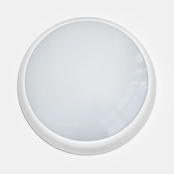 Carina White 17W 35,000 Hrs Ip65 Colour Selectable Led Wall/Ceiling Light With Standard On/Off Microwave Sensor