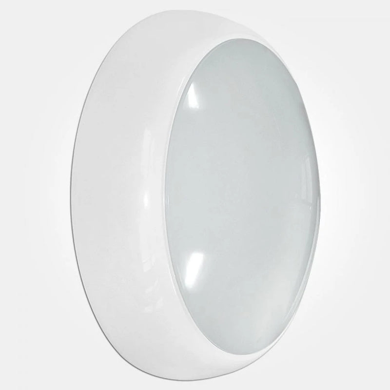 Carina 17W White 35,000 Hrs Ip65 Colour Selectable Emergency Led Wall/Ceiling Light With Standard On/Off Microwave Sensor