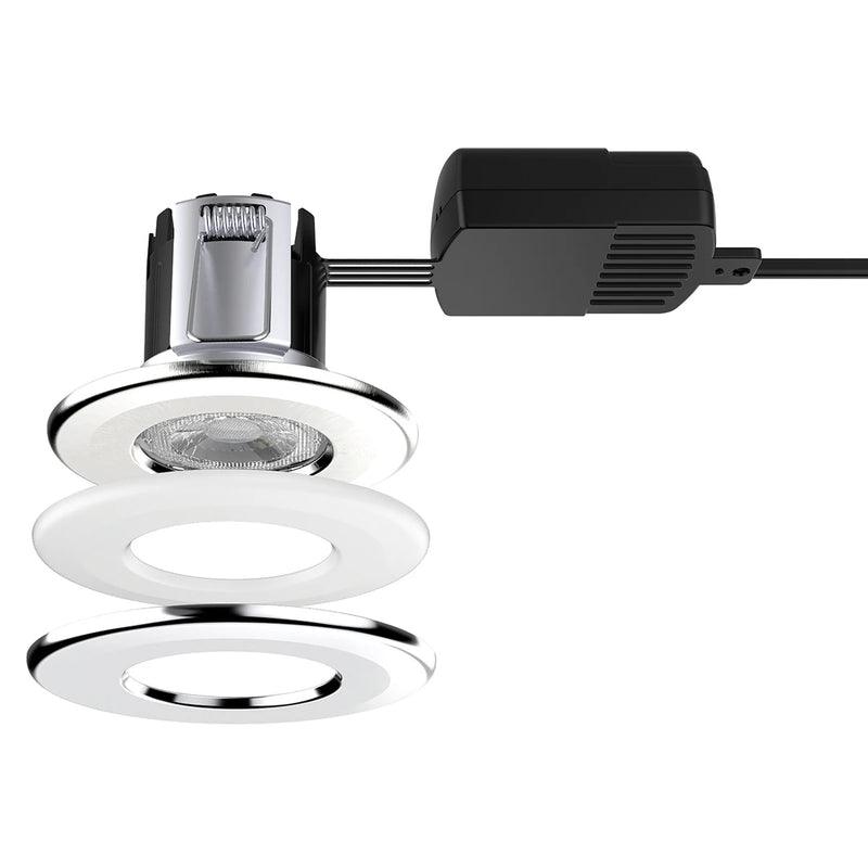 Newlec LED Downlight Fire Rated 4.8W 3000k 400lm IP65