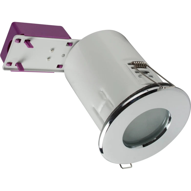STARLING 50W mains voltage steel fire rated shower downlight