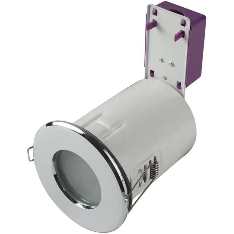 STARLING 50W mains voltage steel fire rated shower downlight