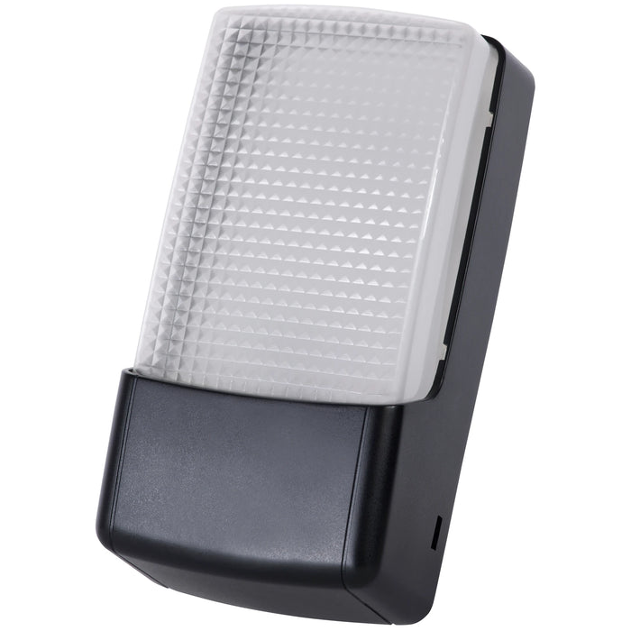 Bulkhead LED Rectangular Outdoor 5w 4000k 310lm IP55 Black/Opal