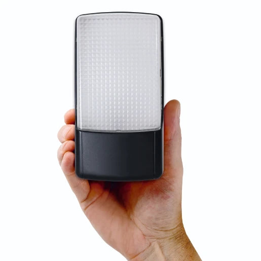 Bulkhead LED Rectangular Outdoor 5w 4000k 310lm IP55 Black/Opal