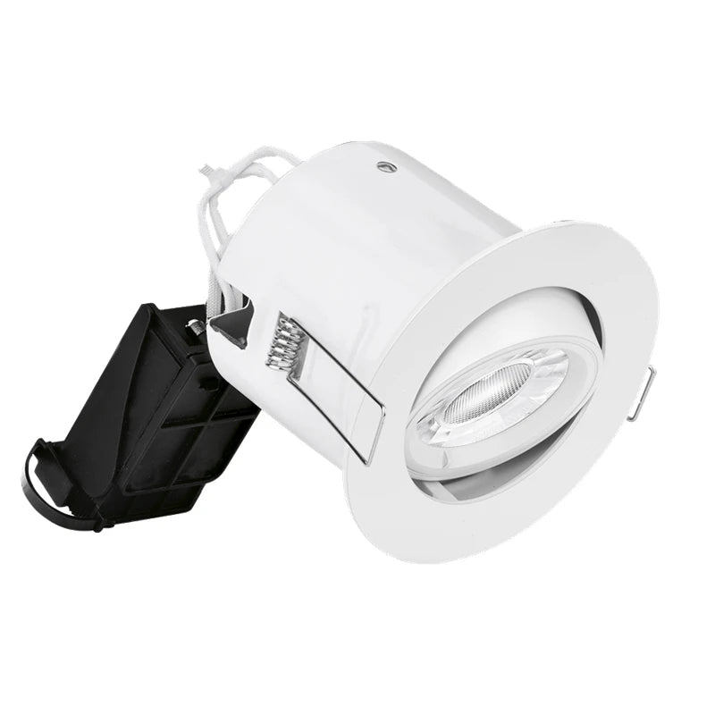 Downlight Adjustable Compact Fire Rated 50W 12/240V Steel