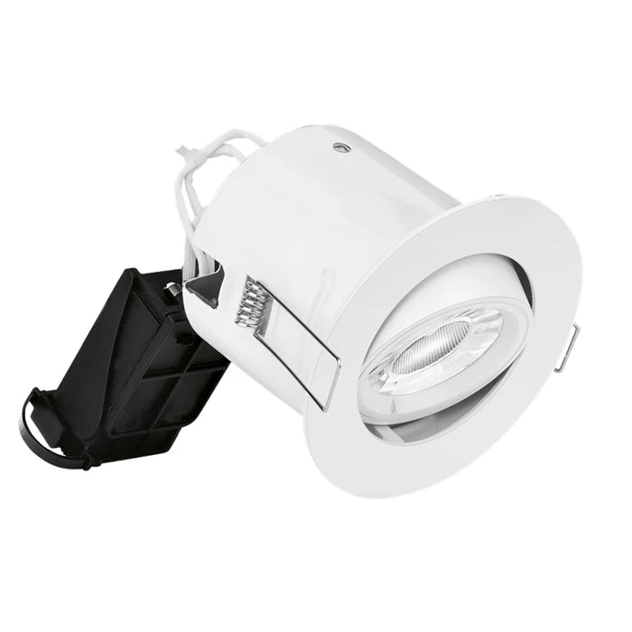 Downlight Adjustable Compact Fire Rated 50W 12/240V Steel