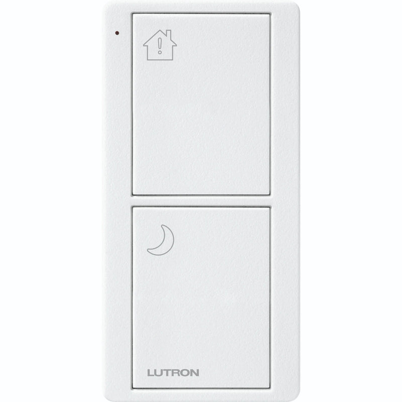 Pico Wireless 2-Button Scene Keypad: Bedside Lighting Controller - Artic White