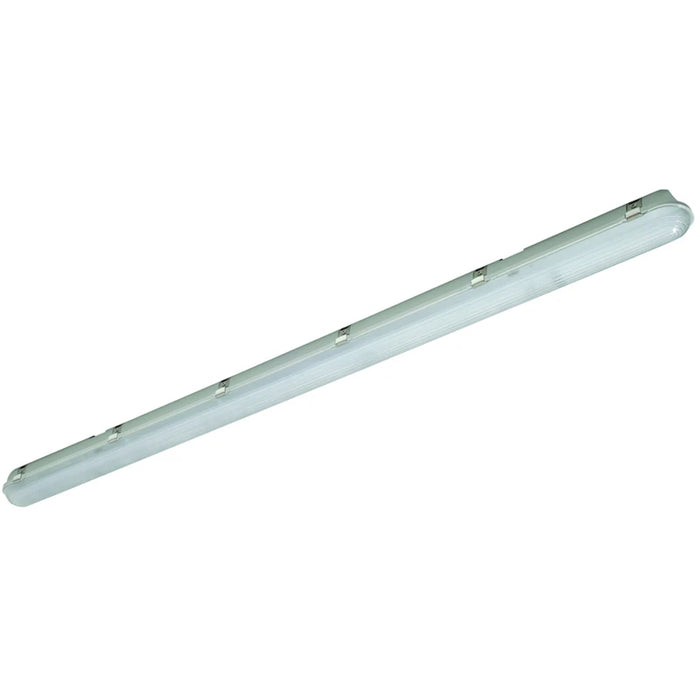 Luminaire LED 5000K Emergency Anticorrosive IP65 2 x 40W 1500mm Frosted Diffuser