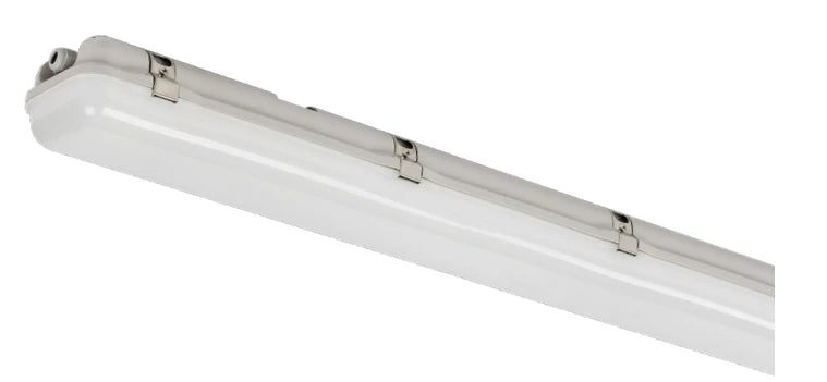 Climate Extra Array 5ft 24W 3400Lm 4000K LED Opal Diffuser Single Batten Complete With Fixed Output + Emergency Driver