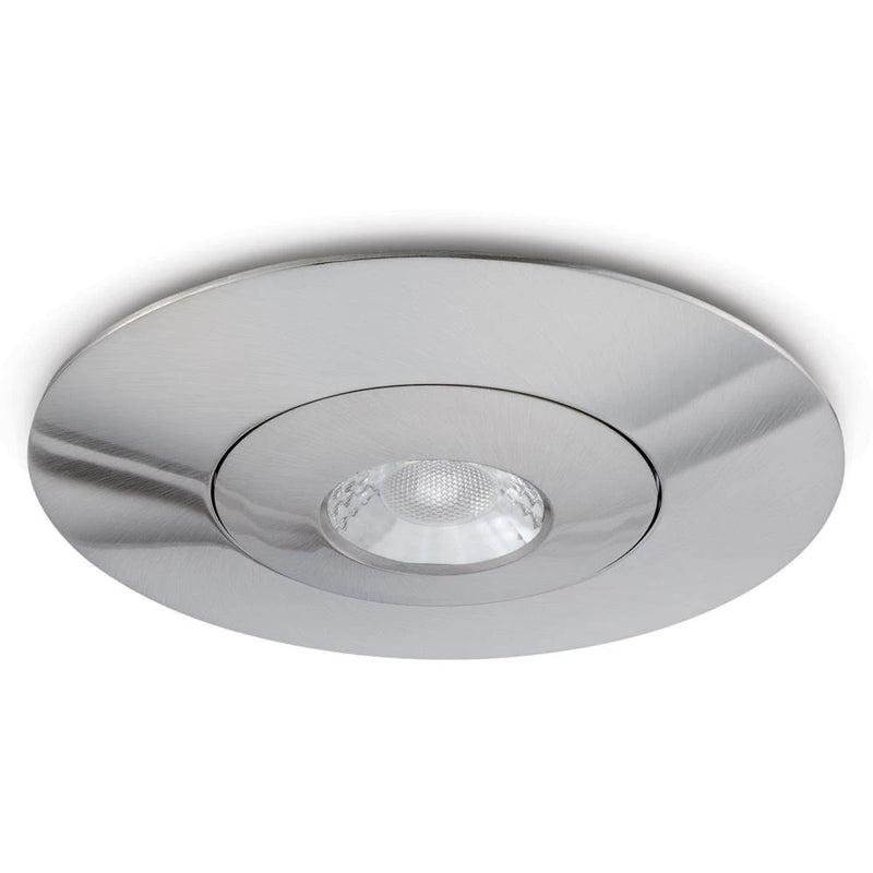 Downlight Conversion Plate V50 for Fixed Fittings Brushed Nickel