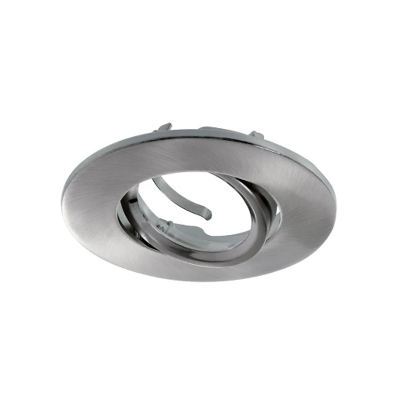 Downlight Firebreak Qr GU10 Tilt Satin Chrome Bezel IP20