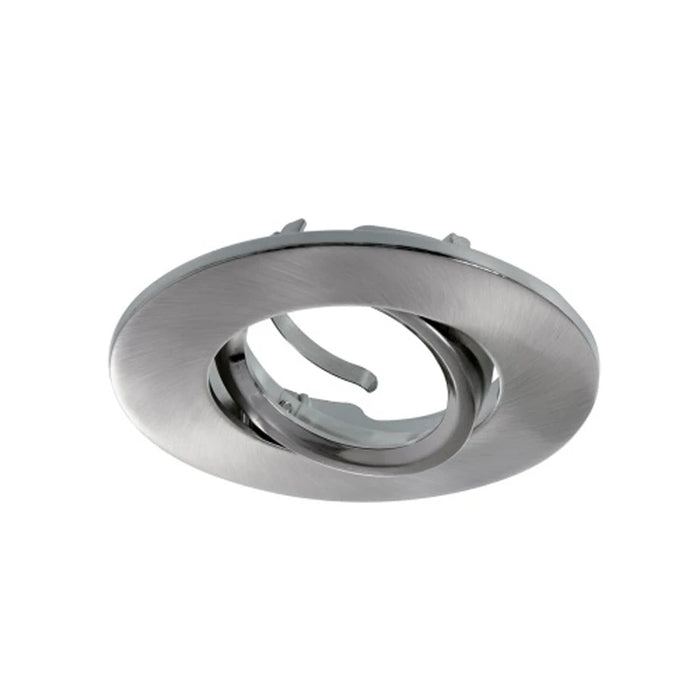 Downlight Firebreak Qr GU10 Tilt Satin Chrome Bezel IP20