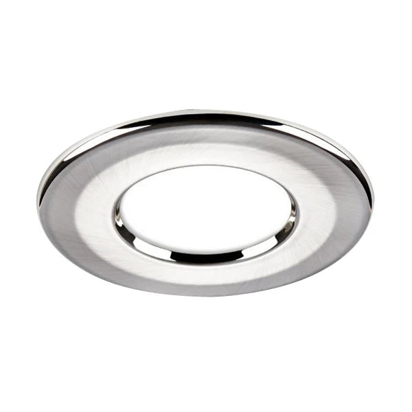 Bezel Rdl Twist Lock Round Brushed Steel